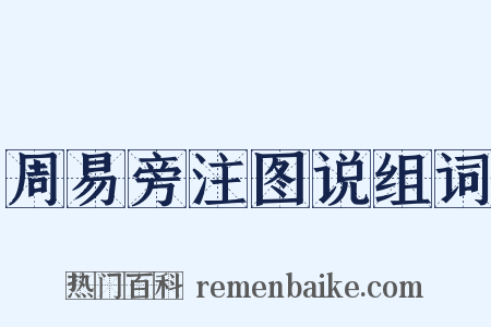周易旁注图说组词是什么意思的图片